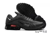 nike off white shox r4 new pas cher carbon gray black